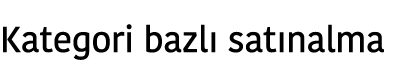 Kategori bazl  sat nalma