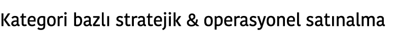 Kategori bazl  stratejik   operasyonel sat nalma