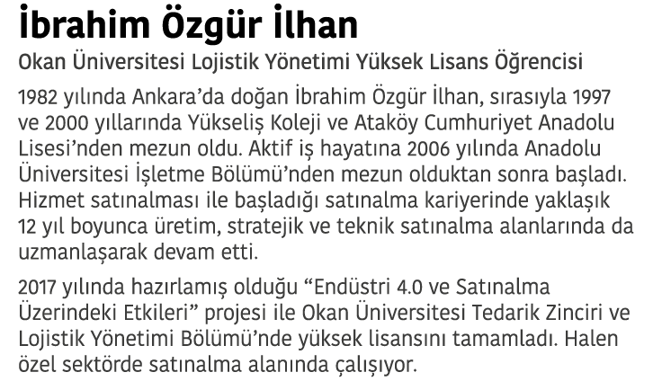  brahim  zg r  lhan Okan  niversitesi Lojistik Y netimi Y ksek Lisans   rencisi 1982 y l nda Ankara da do an  brahim    