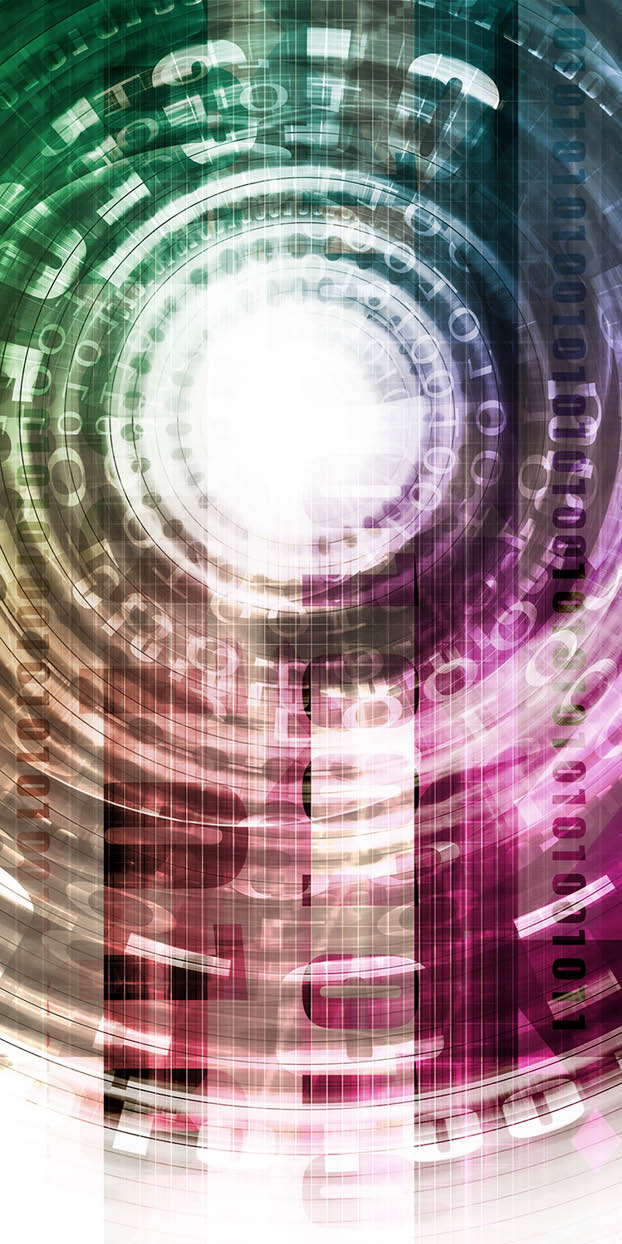 Futuristic Technology Portal with Digital Disruptive Technologies