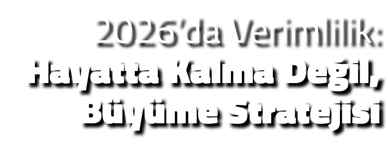 2026’da Verimlilik: Hayatta Kalma De il, B y me Stratejisi