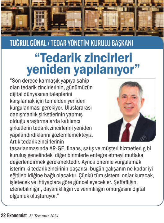 Ekonomist Dergisi - Temmuz 2024