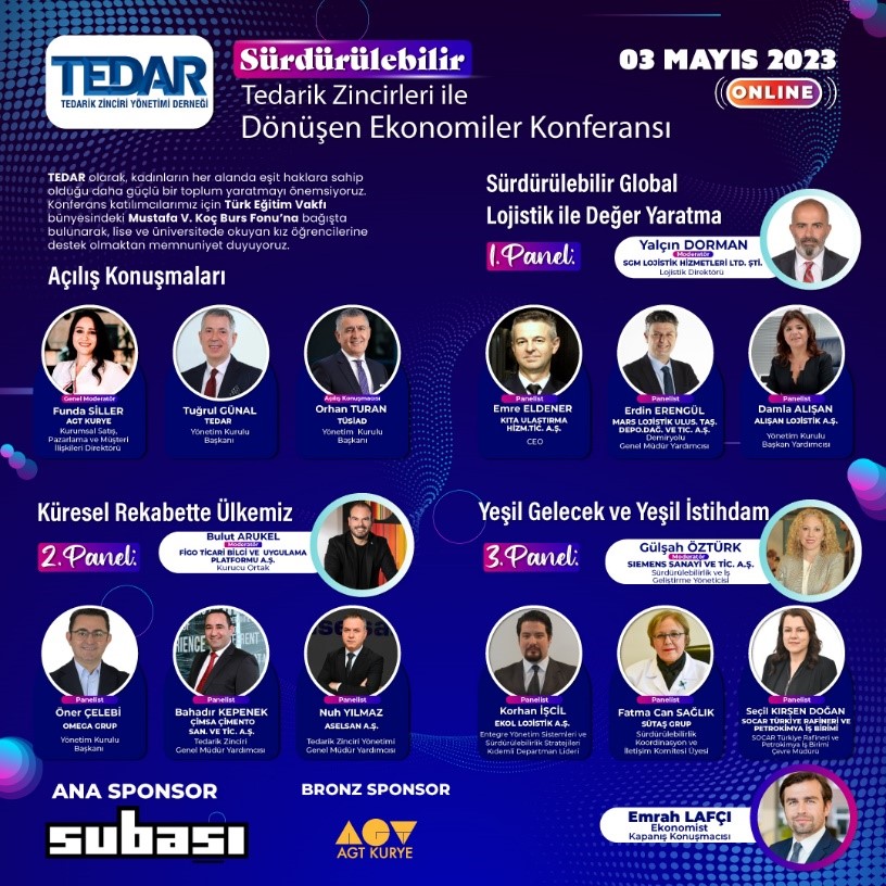 TEDAR Sürdürülebilir Tedarik Zincirleri ile Dönüşen Ekonomiler Konferansı