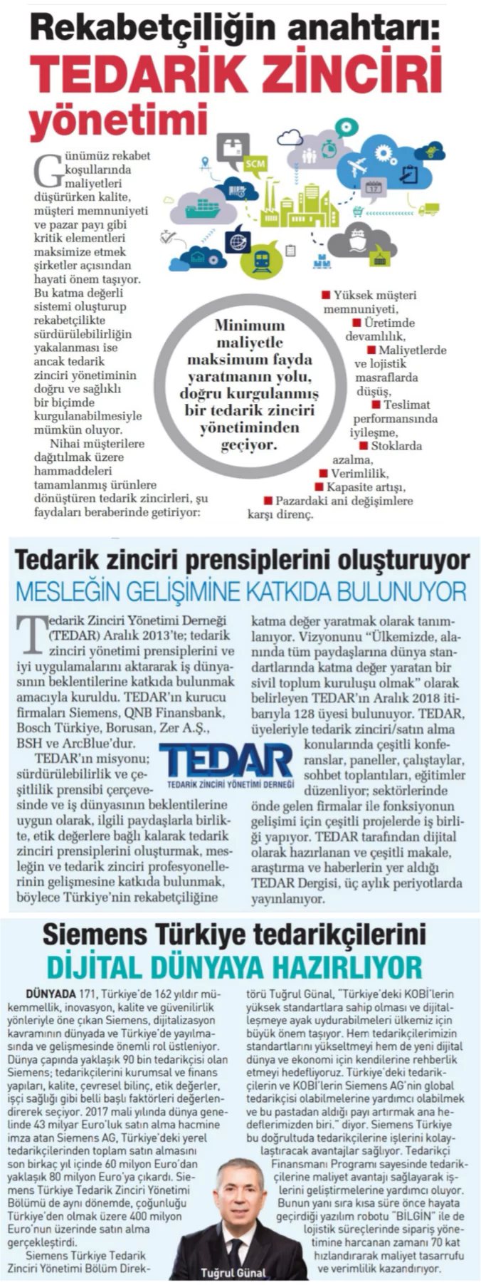 Hürriyet Gazetesi - Tedarik Zinciri Yön. Çalışması