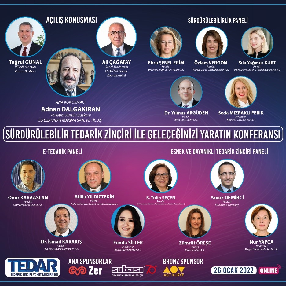 TEDAR Sürdürülebilir Tedarik Zinciri ile Geleceğinizi Yaratın Konferansı