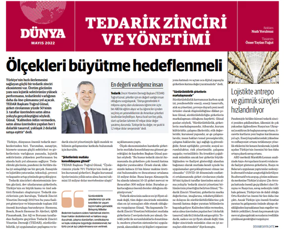 Dünya Gazetesi Tedarik Zinciri ve Yönetimi Dosyası